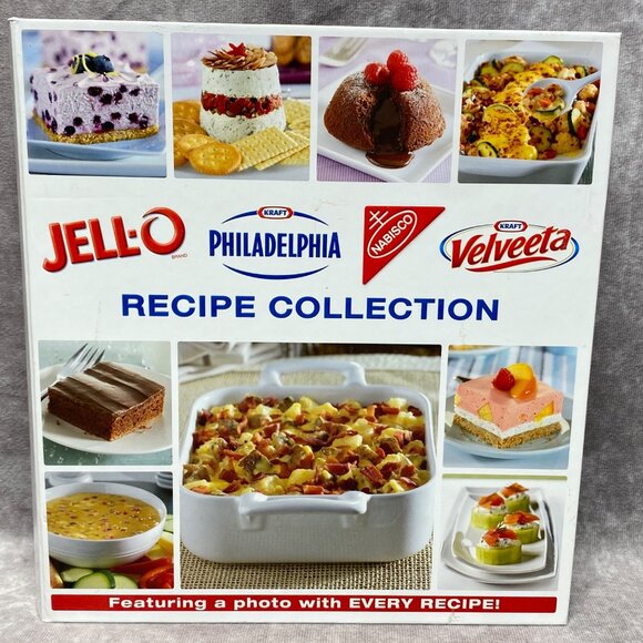 Kraft Recipe Collection Binder Featuring Jell-O, Velveeta & Nabisco Recipes - Picture 1 of 10